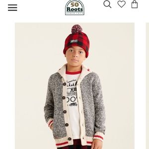 *NWT* Iconic Roots Kids Cabin Sweater, size S